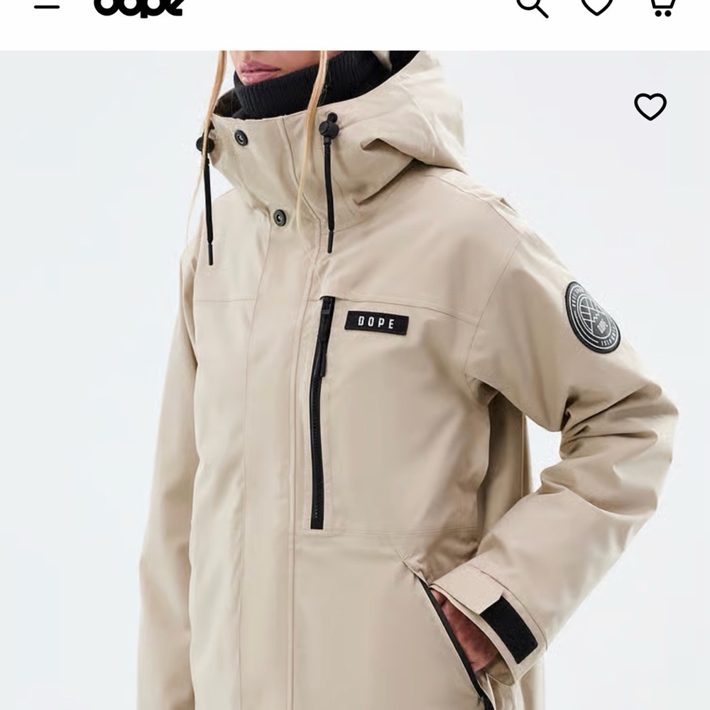 DOPE Women's Beige Ski Jacket
